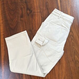 Aritzia Wilfred Free cream cargo pants